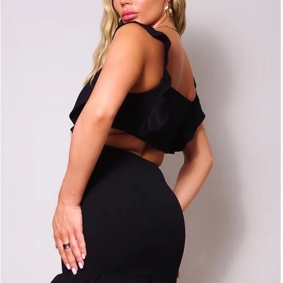 WARM DAYS RUFFLE MINI DRESS - Picture 2 of 2